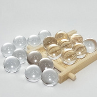 Billes en acrylique transparentes de 10 mm, sphères PMMA de haute précision sans trou, perles rondes solides