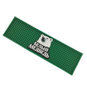 Custom Logo Silicone PVC Bar Mat Rubber Spill Pad Pub Runner Beer Rail Mat Drip Tray Non Slip Counter Mat Coaster Placemat - Product Image 4