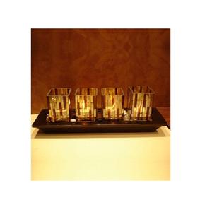 Hot <b>Sale</b> Glass T-<b>Light</b> Votive Holder High Quality Wedding and Home Decoration Candle Holder Mercury T-<b>Light</b> <b>Christmas</b> Votive - Product Image 3