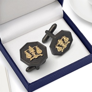 Thời Trang Sang Trọng Mạ Vàng Bạc Kim Loại Áo Sơ Mi Tie Clip Nút Biểu Tượng Tùy Chỉnh Khuy Măng Sét Mens Cuff Liên Kết Thiết Lập Cho Nam Giới Áo Sơ Mi Quà Tặng - Product Image 4