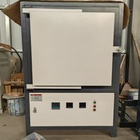 Horno de Mufla con Caja Calefactada de Silicio-Molibdeno 1700C, Calentamiento de Tres Lados, Control de Temperatura Programable, Entrega Rápida
