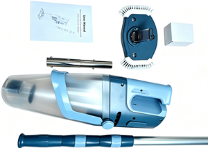 Nettoyeur de <span class=keywords><strong>piscine</strong></span> et de spa <span class=keywords><strong>automatique</strong></span> rechargeable à haute efficacité avec un grand filtre à débris, un manche télescopique et deux niveaux de puissance d'aspiration - Product Image 6