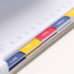 Nuovo Design Agenda Planner 2027 con Stampa in Spagnolo e Inglese, Planner Aziendale per Uso Quotidiano - Product Image 6