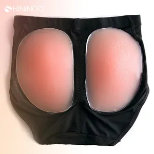 우수한 품질 프로모션 여성 사용자 정의 속옷 엉덩이 지원 반바지 엉덩이 성형 반바지 셰이퍼 분리형 실리콘 패드