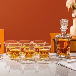 Ensemble de carafes à whisky personnalisées modernes, cadeaux d'<span class=keywords><strong>alcool</strong></span> sur mesure pour les amateurs de whisky, hommes, papas, anniversaires, Noël - Product Image 3
