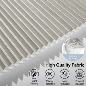 Persianas de Panal Eléctricas Inteligentes Personalizadas, Persianas de Panal Inalámbricas Compatibles con Hogar Inteligente, Tamaño Personalizable - Product Image 5