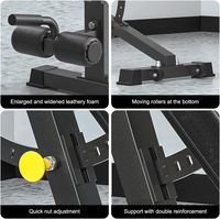 Banc de musculation pliable en acier pour la maison, multifonctionnel, inclinable et déclinable, pour haltères, usage domestique