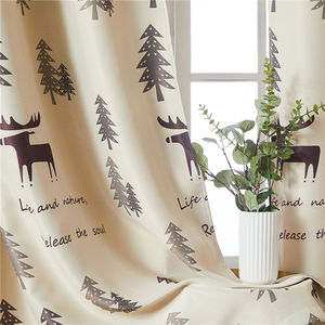 Rideaux occultants bleus thermique pour chambre d'enfants, en Polyester, personnalisés, à impression de dessins animés - Product Image 3