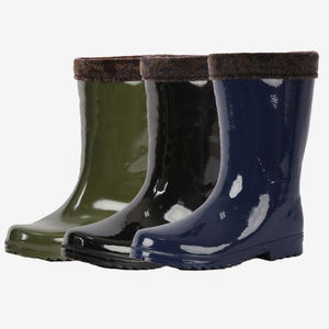 Nouvelle collection Offre Spéciale bottes de pluie en plein air anti-dérapantes chaudes doublées de fourrure pour hommes bottes de pêche à la neige d'hiver - Product Image 1