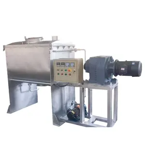 Sưởi ấm Mixer đôi Ribbon Mixer khô bột trộn máy nhỏ Ribbon Máy xay sinh tố với cách nhiệt