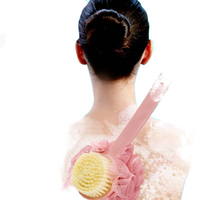 À la mode écologique tout naturel PE maille Pouf bain éponge douche épurateur boule corps épurateur