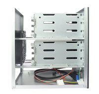 Boîtier NAS pour ordinateur avec USB 3.0, compatible Mini ITX, idéal pour le bureau, serveur NAS de bureau à 6 baies avec fonction Hot Swap