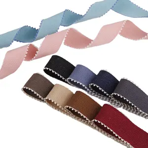 Gordon băng màu rắn Polyester Viscose hat Ribbon Rayon petersham Grosgrain Ribbon cho phụ kiện may mặc