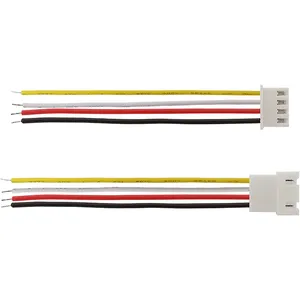 Anschluss stecker JST XH 2.54 4-poliger Kabel kabelst ecker JST XH 2,54 Teilung 2,54mm 4P-Stecker Buchse Buchsen klemmen Kabel