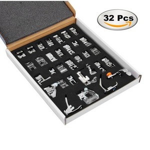 32 Pcs <b>Sewing</b> Machine Presser Foot <b>Set</b> Plastic Durable Garment Processing Equipment Parts - Product Image 1