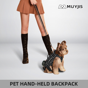 Küçük Köpekler İçin Özelleştirilebilir Çevre Dostu Evcil Hayvan Seyahat Sırt Çantası, Ayarlanabilir, Nefes Alabilen, Taşınabilir, Her Mevsim Kullanımlı - Product Image 5