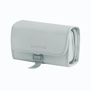 Trousse de Toilette en Cuir de Voyage avec Fermeture Éclair, Organisateur Portable pour <span class=keywords><strong>Voyages</strong></span> d'Affaires, Compartiments Séparation Sec/Humide - Product Image 1