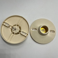E27 PBL-066 bakélite plastique blanc ivoire luminaire sans clé vis ampoule support douille douille base