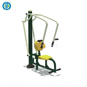 China wholesale favorable price outdoor park lat pull down incline chest press machine health fitness equipment for elderly