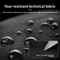 Sac de compression sous vide en polyuréthane thermoplastique pour le camping en plein air, imperméable, pliable, grande capacité, pochette de rangement de voyage
