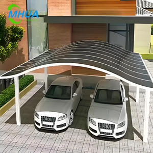 Prix d'usine Usage domestique 1 voiture ou <span class=keywords><strong>2</strong></span> <span class=keywords><strong>voitures</strong></span> Cadre en aluminium étanche <span class=keywords><strong>Carport</strong></span> Parking Auvent - Product Image 6