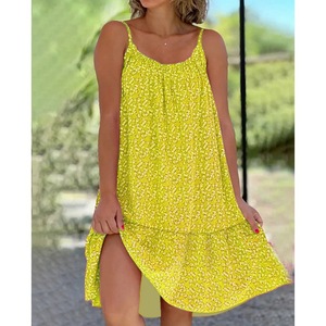 Vestido Midi Casual con Tirantes y Estampado Floral para Mujer, Talla Grande, Transpirable, 2026 - Product Image 6