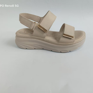 <span class=keywords><strong>Sandali</strong></span> con Zeppa e Plateau da <span class=keywords><strong>Donna</strong></span>, Comodi <span class=keywords><strong>Sandali</strong></span> Sportivi con Cinturino Posteriore, Suola Spessa, Scarpe Estive Casual da Spiaggia con Dettagli Metallici - Product Image 1