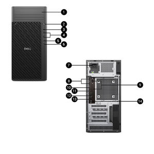 Tùy chỉnh dells <span class=keywords><strong>Pro</strong></span> Max T2 (t3680 nâng cấp) tháp đồ họa máy trạm Máy tính để bàn PC withultra 7-265K 16G 512G SSD 2TB HDD - Product Image 6