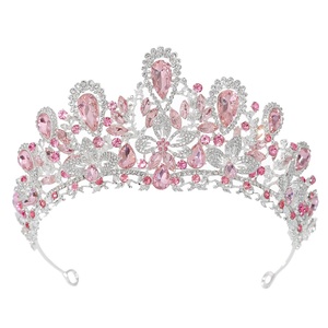 มงกุฎคริสตัลสี<span class=keywords><strong>ขาว</strong></span>ประดับเพชรแบบ QS Cross-border สำหรับงานแต่งงาน เครื่องประดับผมสำหรับเจ้าสาวในพิธีบรรลุนิติภาวะ - Product Image 1
