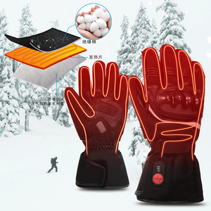 Спасательные дышащие перчатки с защитой костяшек от перезаряжаемой батареи мотоциклетные перчатки с подогревом перчатки унисекс для сенсорного экрана - Product Image 2