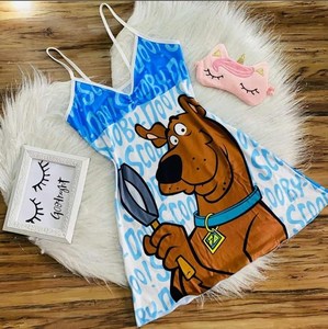 2024 Neuankömmling Sommer Charakter Cartoon Zweiteiliges Set Nachtwäsche Pyjamas Cartoon Nacht kleider für Frauen - Product Image 4