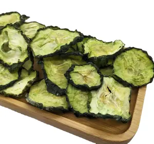 Natural dehydrated Cucumis sativus fruits dried cucumber slices round cuts