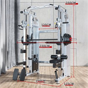 Appareil de musculation multifonctionnel multi-stations en acier pour usage commercial en salle de sport - Product Image 2