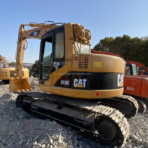 Machinerie d'occasion prête à l'emploi, excavatrice Caterpillar 13 tonnes CAT 313C, excellent état, pour travaux de construction. - Product Image 4