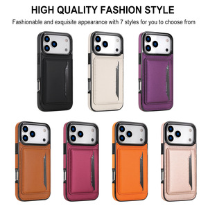 <span class=keywords><strong>Funda</strong></span> Cartera de Cuero PU Premium OEM para <span class=keywords><strong>iPhone</strong></span> <span class=keywords><strong>con</strong></span> Ranuras para Tarjetas, Soporte Magnético y Protección Antigolpes para <span class=keywords><strong>iPhone</strong></span> 18 Pro 17 16 15 14 - Product Image 6