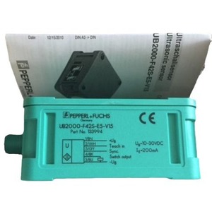 Capteur ultrasonique Pepperl+Fuchs UB2000-F42S-E5-V15 10-30VDC avec sortie de commutation synchrone - Product Image 4