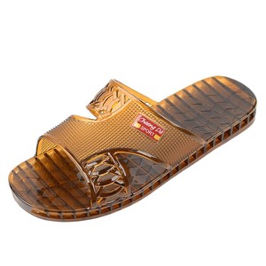 Sandales d'été vintage pour hommes en PVC transparent, antidérapantes, résistantes à l'usure, avec semelle en tendon de bœuf, à enfiler - Product Image 2