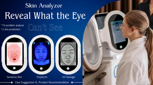 เครื่องวิเคราะห์ผิวหน้าแบบเร็ว15S สำหรับร้านเสริมสวยเครื่องวิเคราะห์ผิวด้วยแสง UV UV M9 3 spectrums - Product Image 6