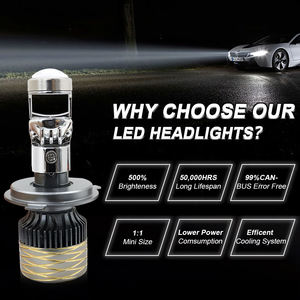 9006 9005 H7 H4ไฟหน้ารถ12V 80W 10000 Lumens 6000K LED K ไฟหน้ารถโปรเจคเตอร์สำหรับขับรถทั่วไปไฟสูง/ต่ำ - Product Image 6