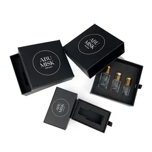 Custom Design Papier boxen Kosmetische Parfüm verpackung Geschenk box mit Eva Insert
