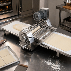 Laminoir à pâte commercial de comptoir à bas <span class=keywords><strong>prix</strong></span> pour usage domestique et professionnel, idéal pour la pâte à fondant, la pâte à pizza et les croissants, pour <span class=keywords><strong>boulangerie</strong></span> - Product Image 1