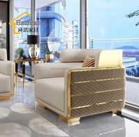 Ensemble de canapés sectionnels modernes de luxe au design italien, revêtement en tissu velours beige pour salon, villa et hôtel, couleur personnalisable
