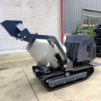 Selbstladender Kleiner Raupenbetonmischer-LKW Beton-Zementmischer-LKW Bestseller