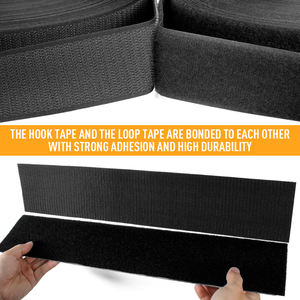 Soporte de placa de número de sublimación, almohadillas adhesivas de bucle de gancho para coches y motocicletas, fácil de instalar - Product Image 5