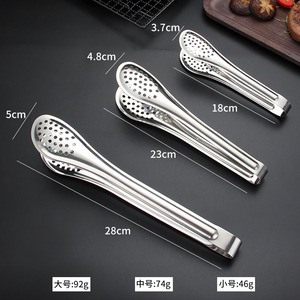 ที่คีบอาหารสแตนเลสเกรด 304 ใช้กับเตาอบได้ ใช้กับเครื่องล้างจานได้ สำหรับสลัด แซนวิช สเต็ก ไก่ บาร์บีคิว อเนกประสงค์ - Product Image 2