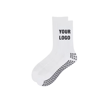 Calcetines <span class=keywords><strong>de</strong></span> Fútbol Antideslizantes con Diseño <span class=keywords><strong>de</strong></span> Cinta Deportiva Personalizada para Equipos, Tejido Digital, 100% Algodón, Venta al Por Mayor - Product Image 1