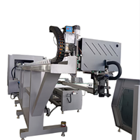 Station de travail CNC pour portes et fenêtres, machine intégrée pour le perçage, le fraisage et la découpe, machine de découpe de profilés en aluminium