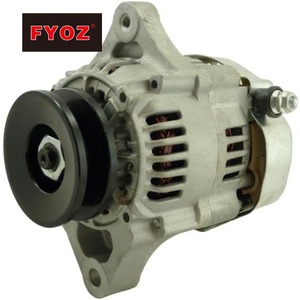 Alternador 12202 de 12V para Kubota D1105 D902 WG1605, <span class=keywords><strong>Ausa</strong></span> C150H <span class=keywords><strong>C150Hx4</strong></span>, Steiner 230 28HP, Repuestos para Excavadora Diésel - Product Image 1