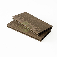 Rutschfeste Witterungsbeständige 3D-Geprägte Holzmaserung WPC-Terrassendielen Anpassbare Farben & Stile Outdoor Holz-Kunststoff-Terrassenbretter