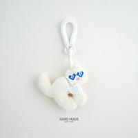 Porte-clés en peluche douce 3D en forme de chat, pendentif pour sac à dos, cadeau promotionnel